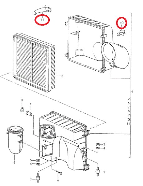 画像1: エアボックス クランプ　　　964 (1)