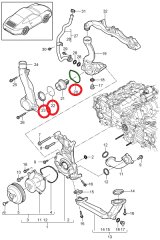 サーモスタット / バルブ - ポルシェ小僧/PORSCHE PARTS専門店