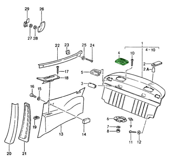 スピーカーグリル 911 / 964 / 993 / 944 - ポルシェ小僧/PORSCHE PARTS専門店