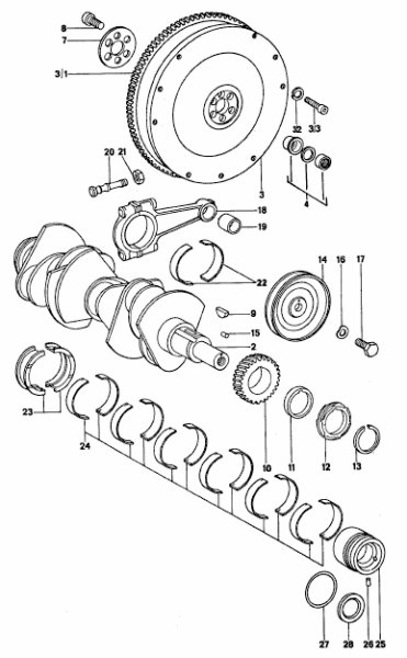 画像2: コンロッド　ベアリング　　　　911 　　　1972-77  (2)