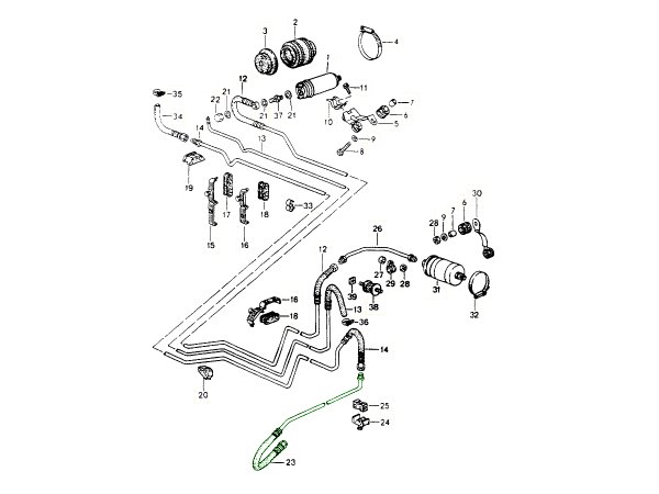 画像2: フューエル ホース    964 (2)