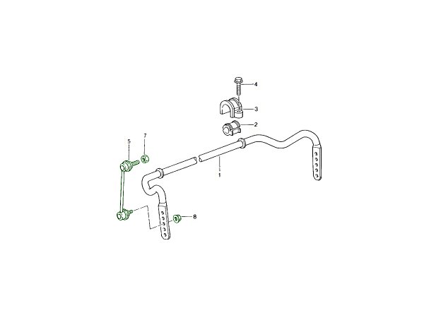画像2: スタビ　ドロップリンク　フロント　左右SET　　　996　GT2/GT3 (2)