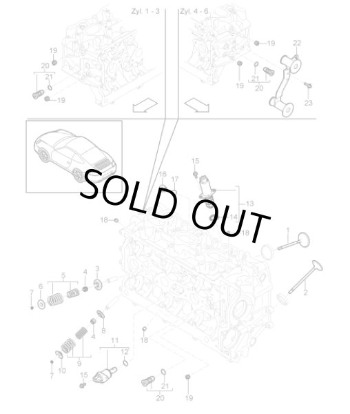 画像2: アクチュエーター VVS タペット　　　　 997 / 991/ 987 ボクスター/ ケイマン / 981 ボクスター  (2)